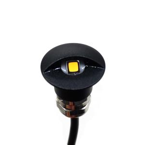 Wholesale Aluminum Black IP67 1W Eyelid Recessed Stair Lights from china suppliers