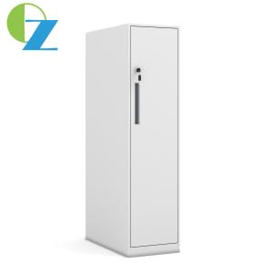 Wholesale 12mm Slim Short Metal Storage Cabinet Single Door Steel Lockers NON KD Structure from china suppliers