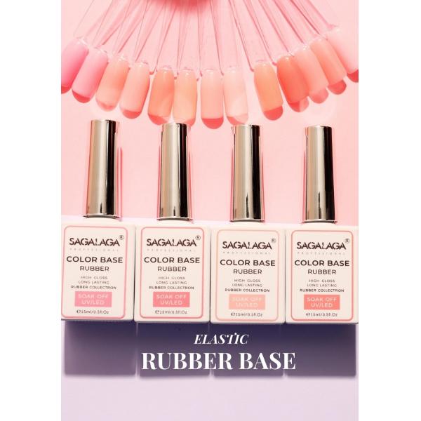 Strong Color Non Toxic With Flakes Et Hema Free Foil Rubber Top and Base Coat Gel Nails