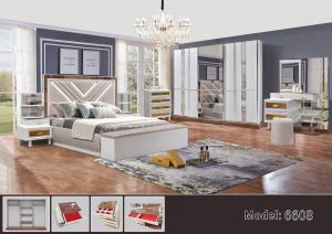 Wholesale Silver Bed Bench Full Size Bedroom Furniture Sets MDF Wood Panel SGS from china suppliers