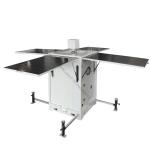 Mobile security camera tower solar cctv tower for outdoor activities camping