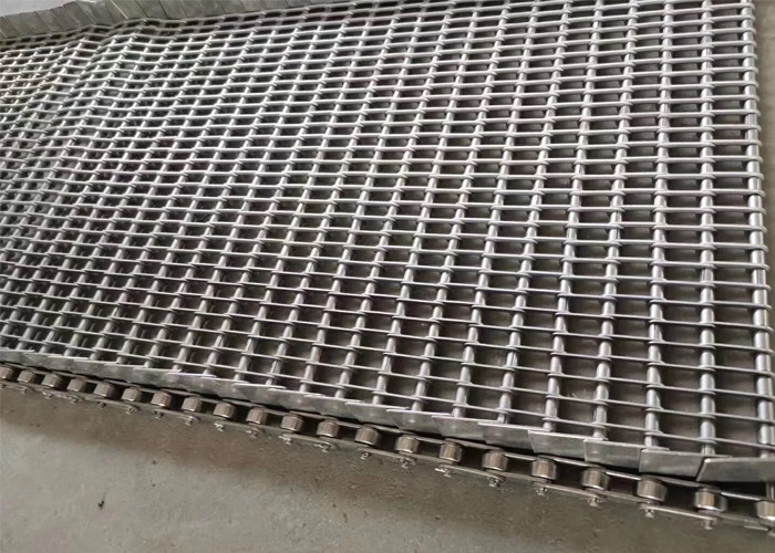 Custom made stainless steel 304 conveyor belt for conveying and drying food