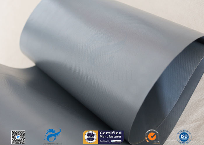 PVC Coated Fiberglass Clothing Waterproof High Strength 0.3MM Fireproof Fabric