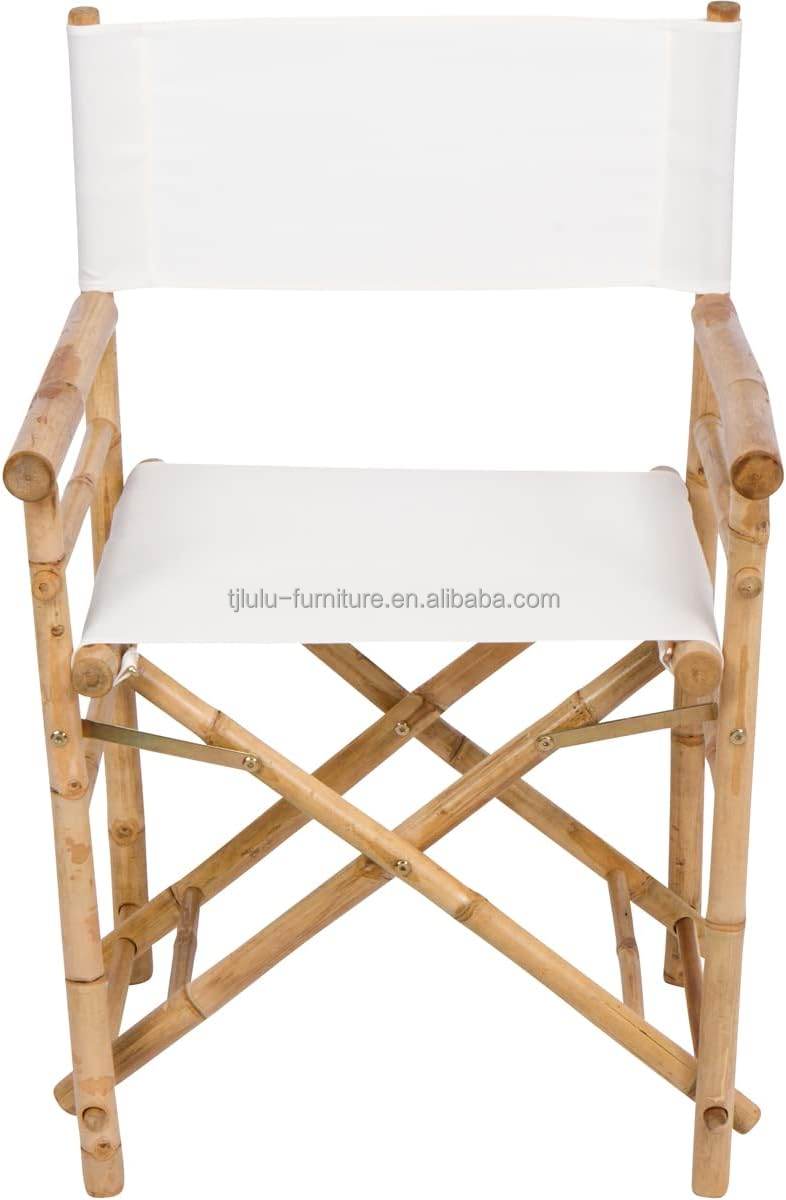 Outdoor Furniture Garden Party Hotel Chair W57.9*D46*H89 CM Wood Bamboo Folding Chair for Adult Size Wood Leisure