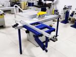 1500W Wood Pressing Machine Semi Automatic Woodworking Table Saw