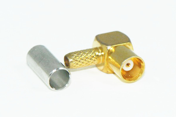 MMCX Crimp Male To Male RF Coaxial Cable Connectors For RG 174 / RG 178 / RG 316