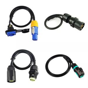 Wholesale GX16 M12 8 Pin Female Cable Waterproof Extension Cord IP67 from china suppliers