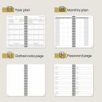 FSC Certified Paper 100GSM 2023 Mini Weekly Planner Spiral Daily Weekly Schedule