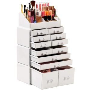 Wholesale 16In Extra Large Acrylic Makeup Organizer Acrylic Makeup Storage Drawers from china suppliers