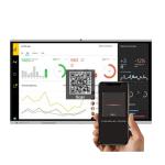 Ir Touch 105 Inch Smart Board 2.4g 5g Dual Wireless For Video Conferencing