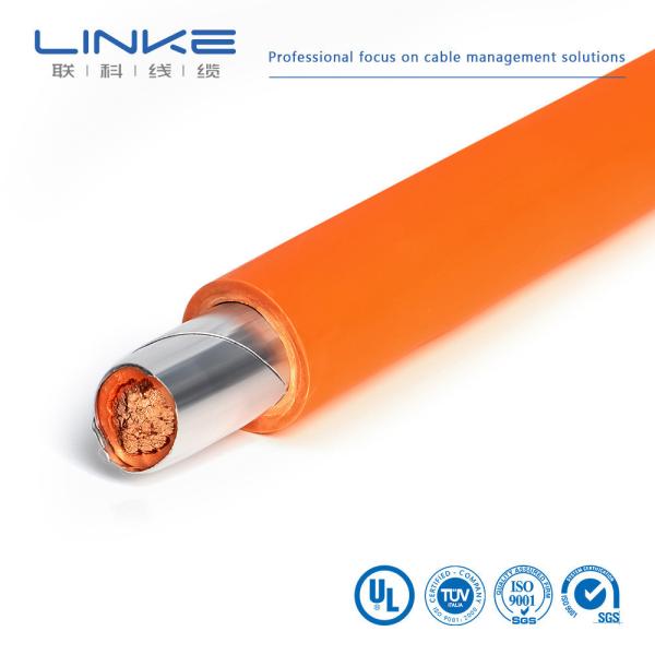 XLPE Jacket High Voltage Cable Ev Charging Cable 25Mm2 35Mm2 50Mm2 70Mm2 Orange