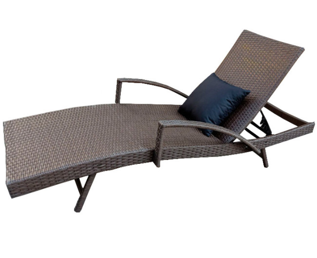 PE Poly Rattan Garden Outdoor Indoor Rattan Lounge Chair Beach Sun Holiday Patio Outdoor Furniture Sets