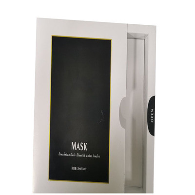 facial mask packaging paper box sliding drawer color paper facial mask box