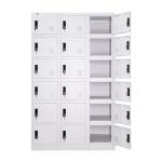 3 Lines 18 Doors Multifunctional Steel Cabinet Metal Lockers