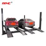 AA4C 4 Cars Parking Lift 4 Post Vehicle Lift Auto Storage System Auto Parking