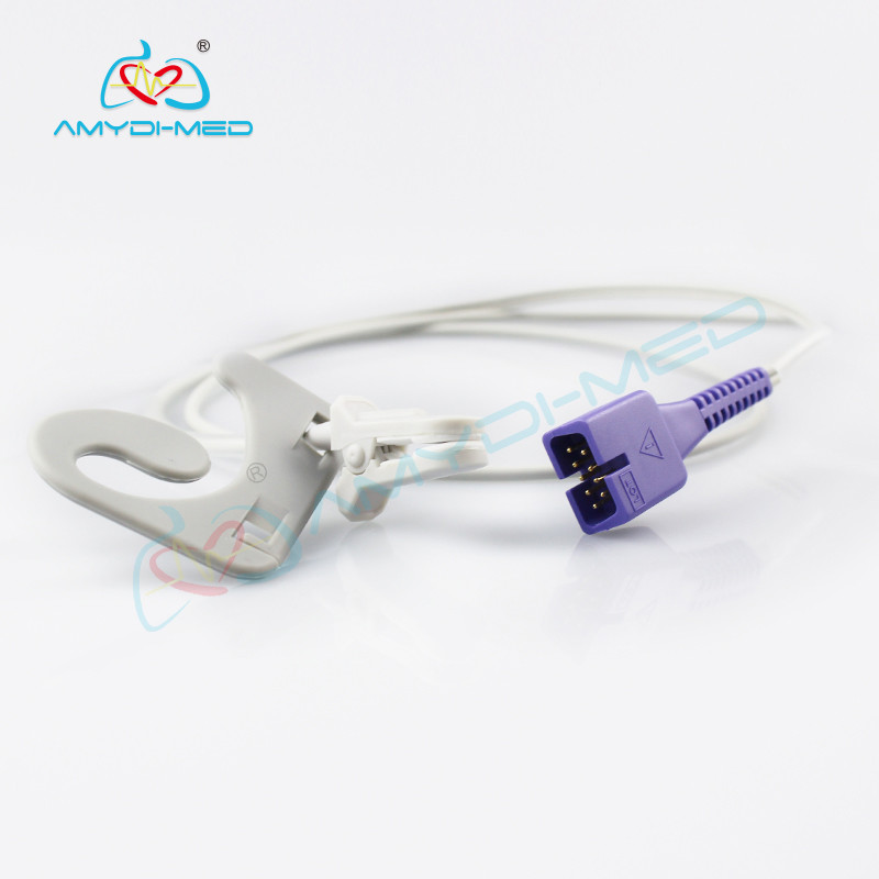Adult Neonatal 9Pin Reusable Spo2 Sensor 3m