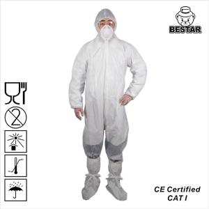 Wholesale Anti Static Disposable Protective Coverall Disposable Microporous Coverall With Hood Boots from china suppliers