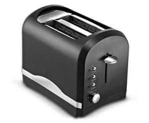 Wholesale Plastic Stainless Steel Black 2 Slice Small Toaster OEM ODM from china suppliers