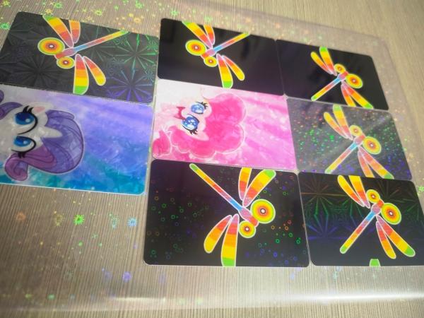 Hologram Overlay For Special Card / Laser Film Film / PVC Coated Ovelay / Laser