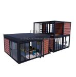 Galvanized Steel Square Tubes 40ft 20ft Deluxe Bedroom Large Glass Studio