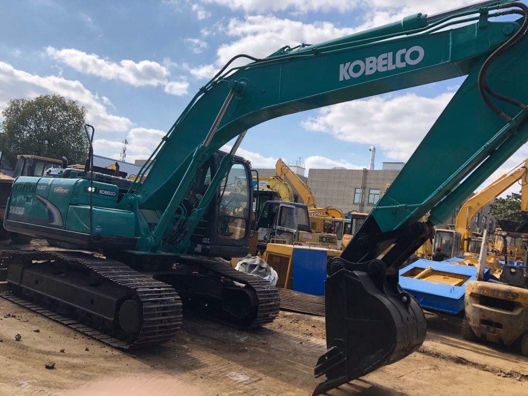 10 - 20 Ton Kobelco Used Digger With Container Package Motor Core Components