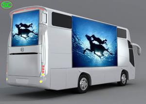 China High Definition P6 Mobile LED Screen Rental , Advertising Outdoor Mobile LED Screen on sale
