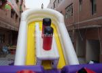 Anti - UV PVC Tarpaulin Colorful Inflatable Dry Slide Double Lanes pirate ship