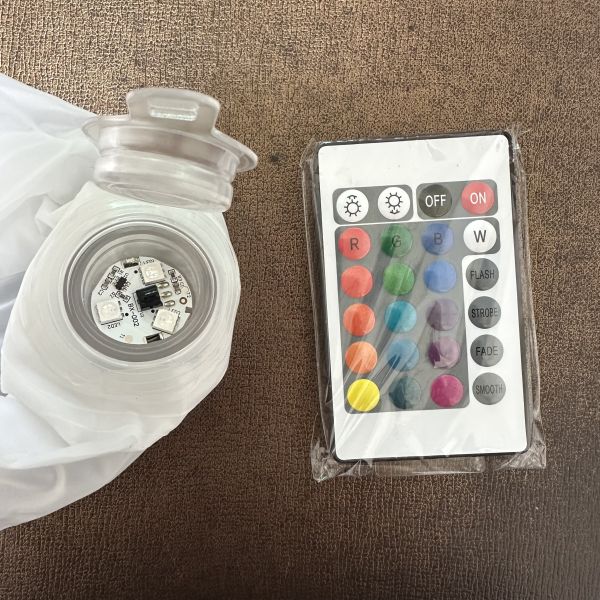 50cm Glow-in-the-Dark Inflatable Soccer Ball, Remote Control LED Light Up Football with 12 Colors, Ready Stock & Customizable
