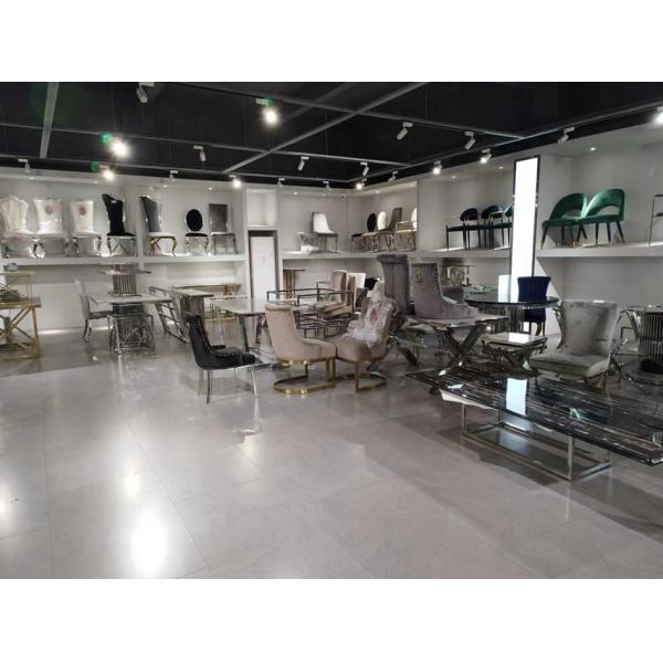Multipurpose Coffee Cafe Tables , Round Marble Nesting Tables
