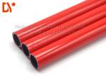Colorful Pe Coated Steel Pipe , Plastic Coated Steel Pipe For Workshop