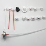 Standard Dip Tube Natural Spray Paint Valve With Stainless Steel Spring