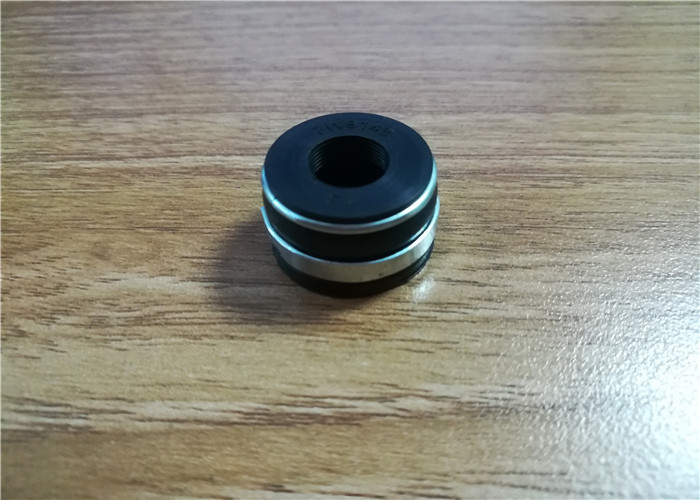 Black Rubber To Metal Bonded Parts , Custom Rubber Products Ozone Resistance
