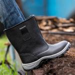 Industrial Leather Safety Shoes For Men Work Boots For Welders