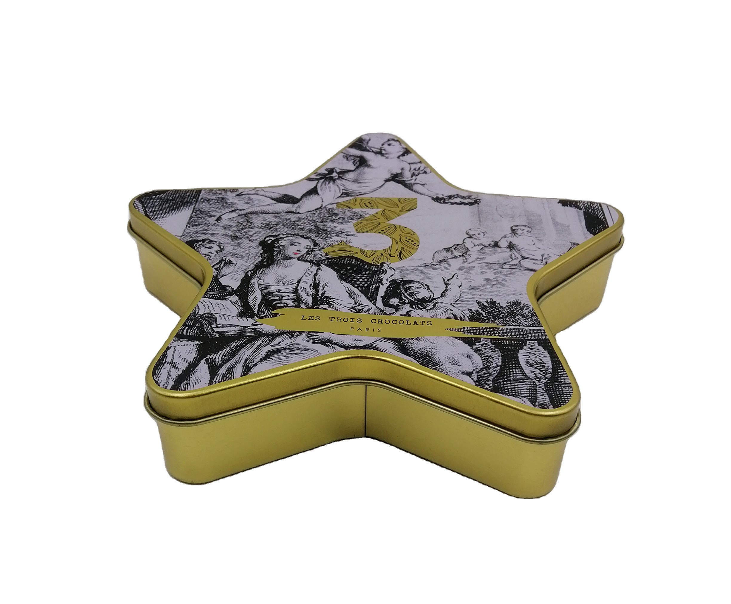 Factory Price Metal Tin Can Customized Design Tin Box Star Shaped Gift Tin Containers