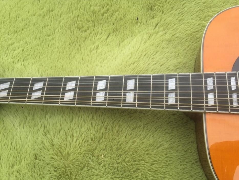 2018 New 12 strings Chibson Dovo acoustic guitar 12 string GB dove electric acoustic guitar Orange Dovo 12 strings