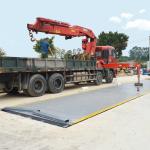 80 Ton Rated Load Static Commercial Truck Scales Weighing Systems 20KG Accuracy