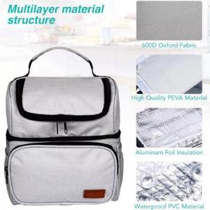 Wholesale 600D Oxford Outside PEVA Foil Liner Insulated Cooler Bag Eco Friendly from china suppliers