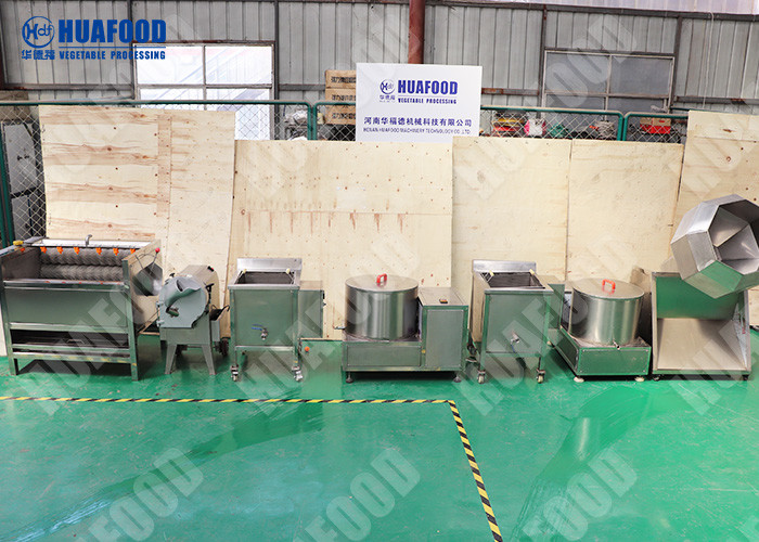 100 kg/h Automatic French Fry Machine Plant French Fries Machine Turkey
