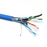 23AWG FFTP CAT6A Cable Blue LSZH 10Gbps High Speed Network Cable 1000Ft