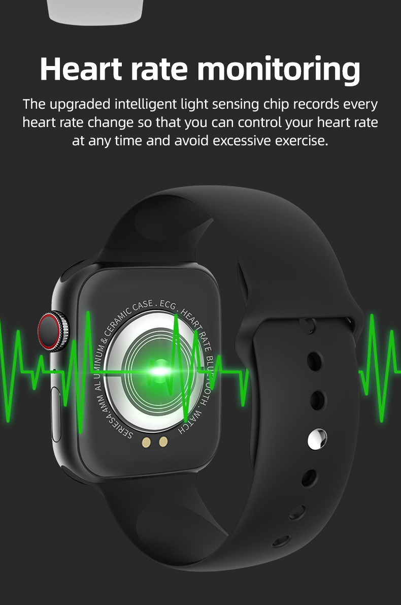 2020 I Watch Series 5 T500 Plus Bluetooth Call Music Player 44MM For Apple IOS Android Phone PK IWO Watch Smart Watch