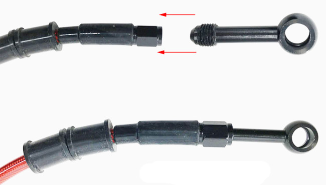AN3 Aluminum Banjo Bolt And Fitting Quick Release Connect