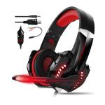 Amostra Grtis G9000 PRO Wired Gaming Headset with LED Light Microphone 40mm