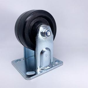 Wholesale Black High Temperature Casters Zinc Plated Steel Fork 125mm from china suppliers