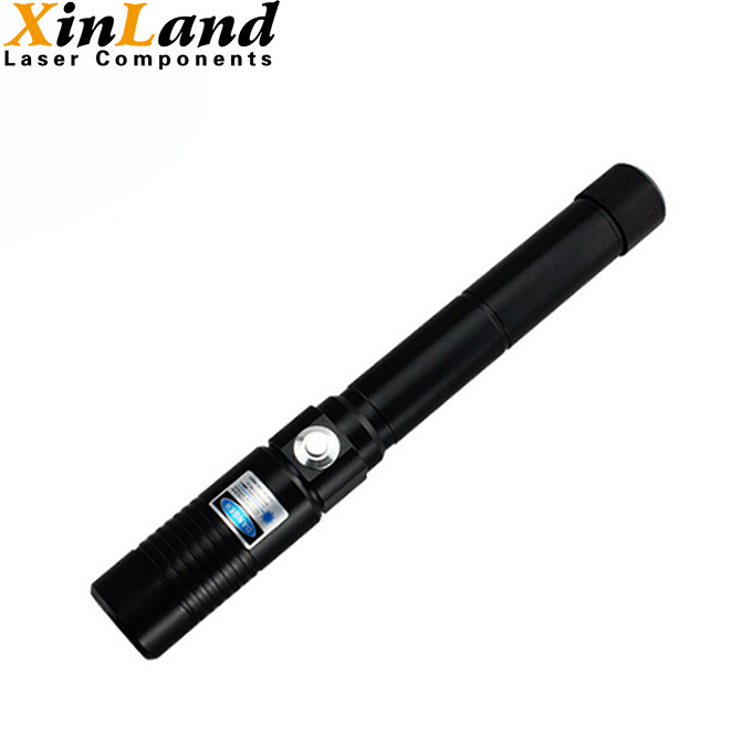 5000mw Most Powerful Blue Laser Pointer Burning 450nm Aluminum Body