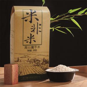 China 200g Organic Konjac Rice Bag Packaging For Cooking And Baking on sale