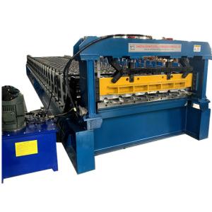 Wholesale Molding Frame Metal Roofing Sheet Roll Machine 80mm Film Device Glazed Tile from china suppliers