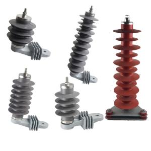 Wholesale Metal Oxide Polymer Power Surge Protection Device Outdoor Silicone Rubber Arrester from china suppliers