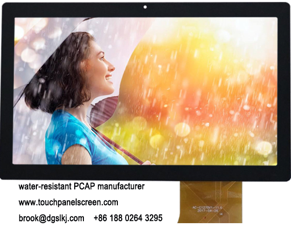 COB Type Capacitive Touch Screen ITO Sensor Glass To Cover Glass Structure