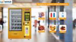 LED lighting lucky vending machine with cashless payment systems, large box