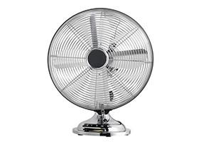 Wholesale 60Hz 12 Inch Retro Electric Desk Fan Aluminium Blade 3 Speed With Oscillating from china suppliers